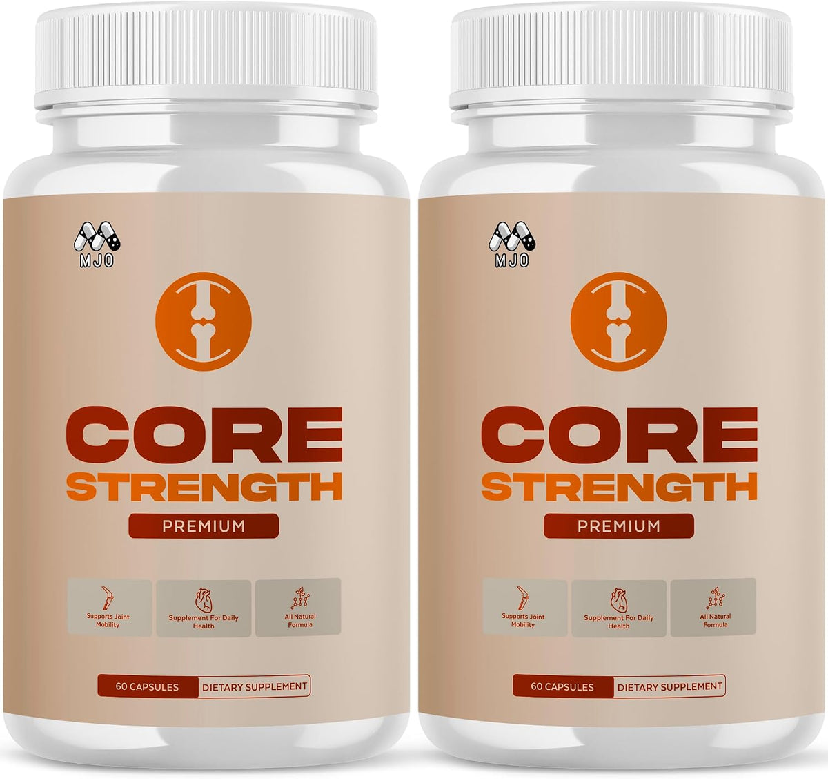 Core Strength Supplement for Joint Support Pills 2-Pack Bundle 120 Capsules