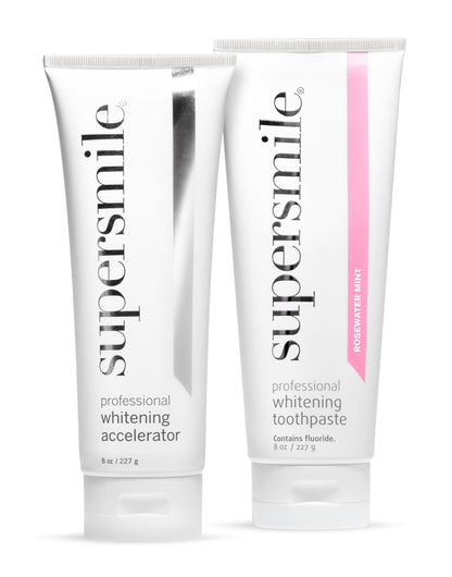 Supersmile Wild Mint Whitening System, 8 Oz Toothpaste + Accelerator