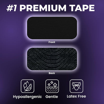 PATCH4U Premium Tape (30 Pack) - Pain Free Removal, Hypoallergenic | Latex Free & Gentle On Skin, Packaging May Vary, Skin Friendly Adhesive Cotton Tape