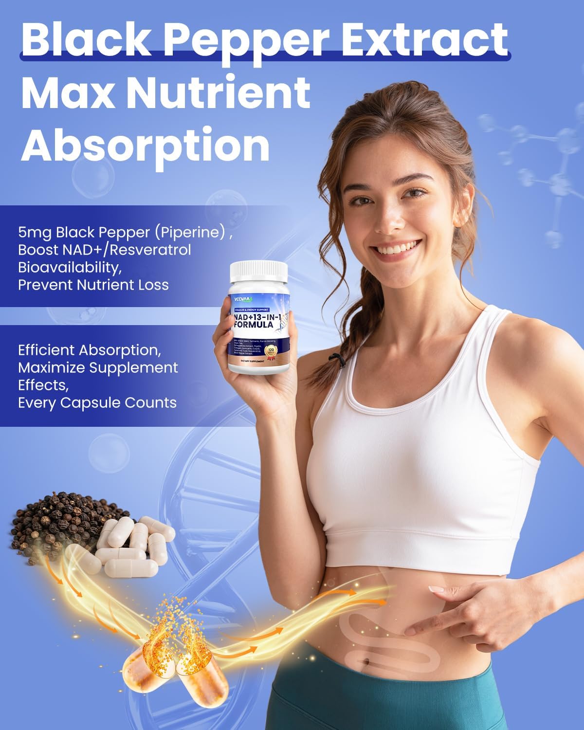 Magnesium Complex 700mg + NAD Supplement