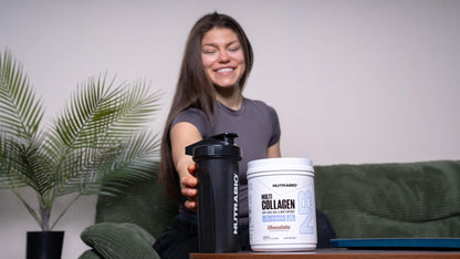 NutraBio Multi Collagen Powder - Hydrolyzed Collagen Peptides for Glowing Hair & Skin - Grass-Fed - Collagen Powder for Women and Men - 40 Servings- Unflavored