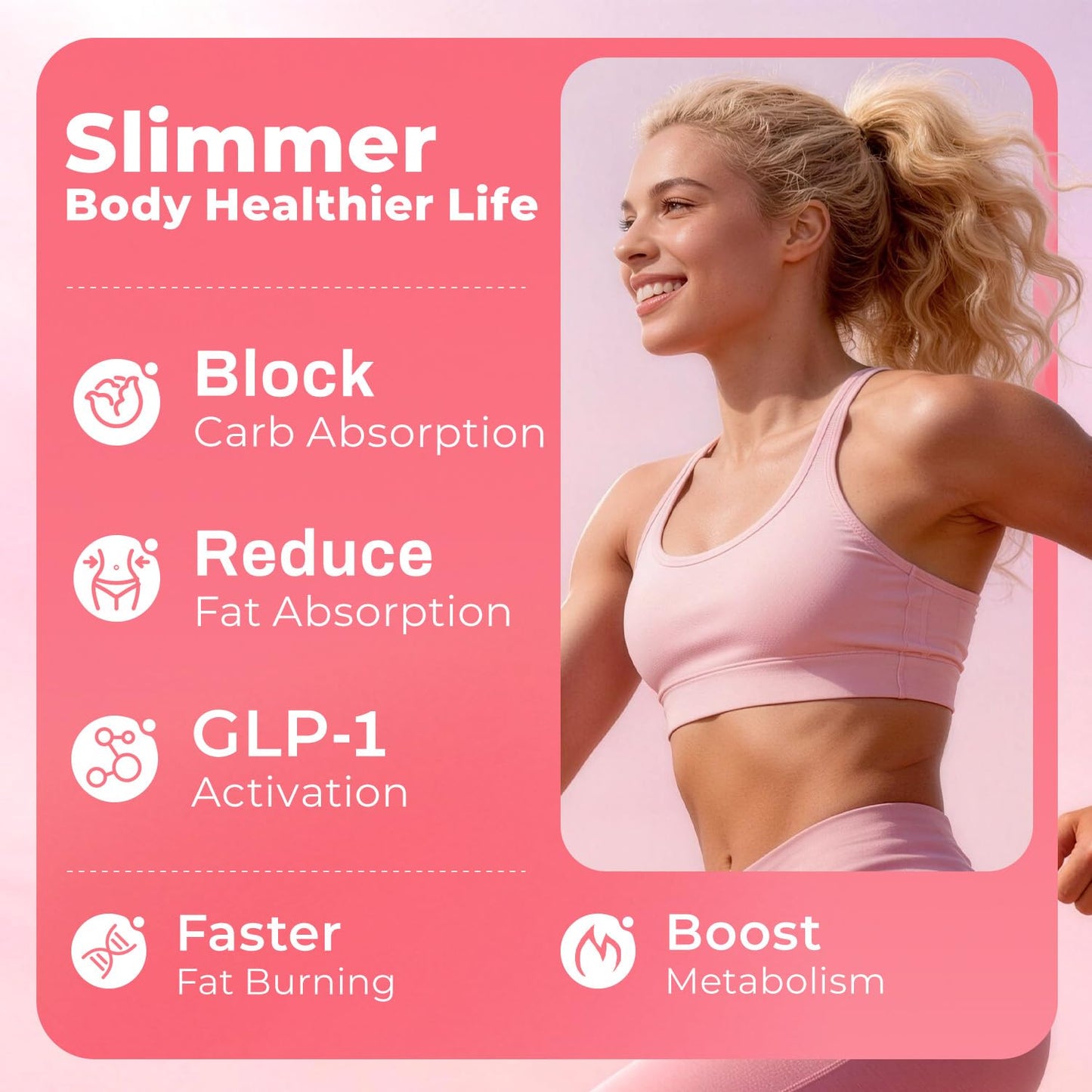OxyEnergy Calorie Blocker 6-in-1 Natural Weight Loss Supplement for Women | Boosts Metabolism, Suppresses Fat Synthesis & Appetite ，Daily Supplement with Garcinia Cambogia, Bergamot, 30 Capsules