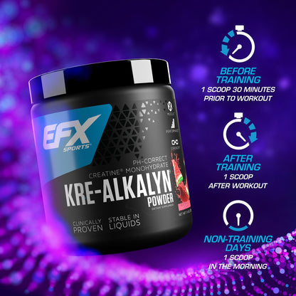 EFX Sports Kre-Alkalyn EFX Powder | pH Correct Creatine Monohydrate Powder Supple