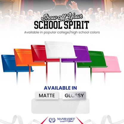 Manhasset Music Stand for Sheet Music - 48 Symphony Model - Long Lasting, Durable Manhasset Stand - Adjustable Height - 26" to 48" - Made in the USA