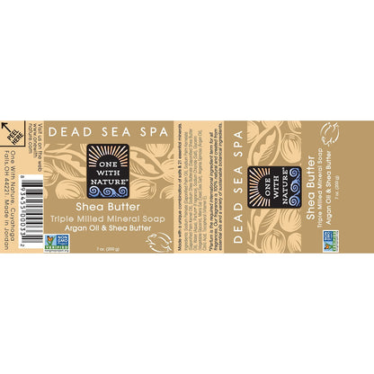 One With Nature Dead Sea Mineral Soap, Lemon Sage, 7-Ounces (Pack of 6)