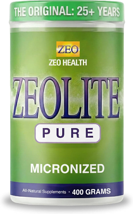 Zeolite Pure | Full Body Detox Cleanse for Women, Men, Adults | Supports Energy, Gut Health, Mental Clarity, & Optimal Inflammation Response | The Original Zeolite Powder (400 Servings)