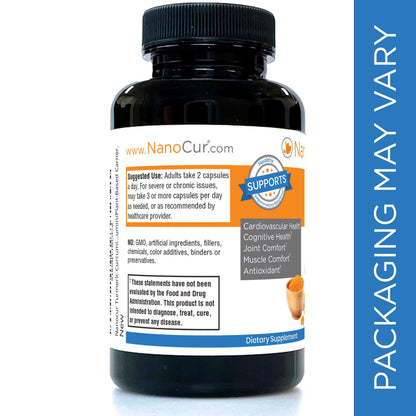 Nanocur Turmeric Curcumin - 100x More Active Than Turmeric, 170% More Active Than