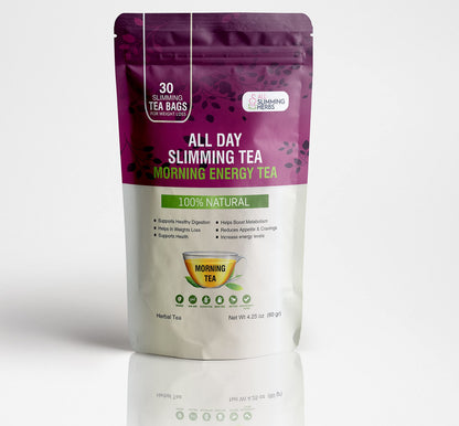 ALL SLIMMING HERBS All Day Slimming Tea For Weight Loss - All Natural 30 Days Detox