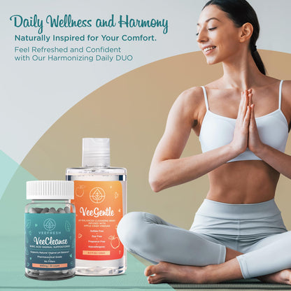 VeePower Lite - Vaginal Health Bundle - Control and Prevent Vaginal Odor - Includes VeeGentle