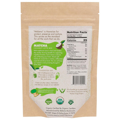 Malama Matcha Powder Duo Bundle – Ceremonial Grade Matcha Original & Coconut Latte Powders with Organic Lion’s Mane – Premium Japanese Green Tea | Organic, Gluten-Free & Vegan for Energy & Focus
