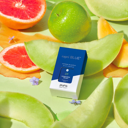 Capri Blue Honeydew Crush Pura Refills – 2-Pack Bundle of Pura Oil Diffuser Refills – Pura Diffuser Refills
