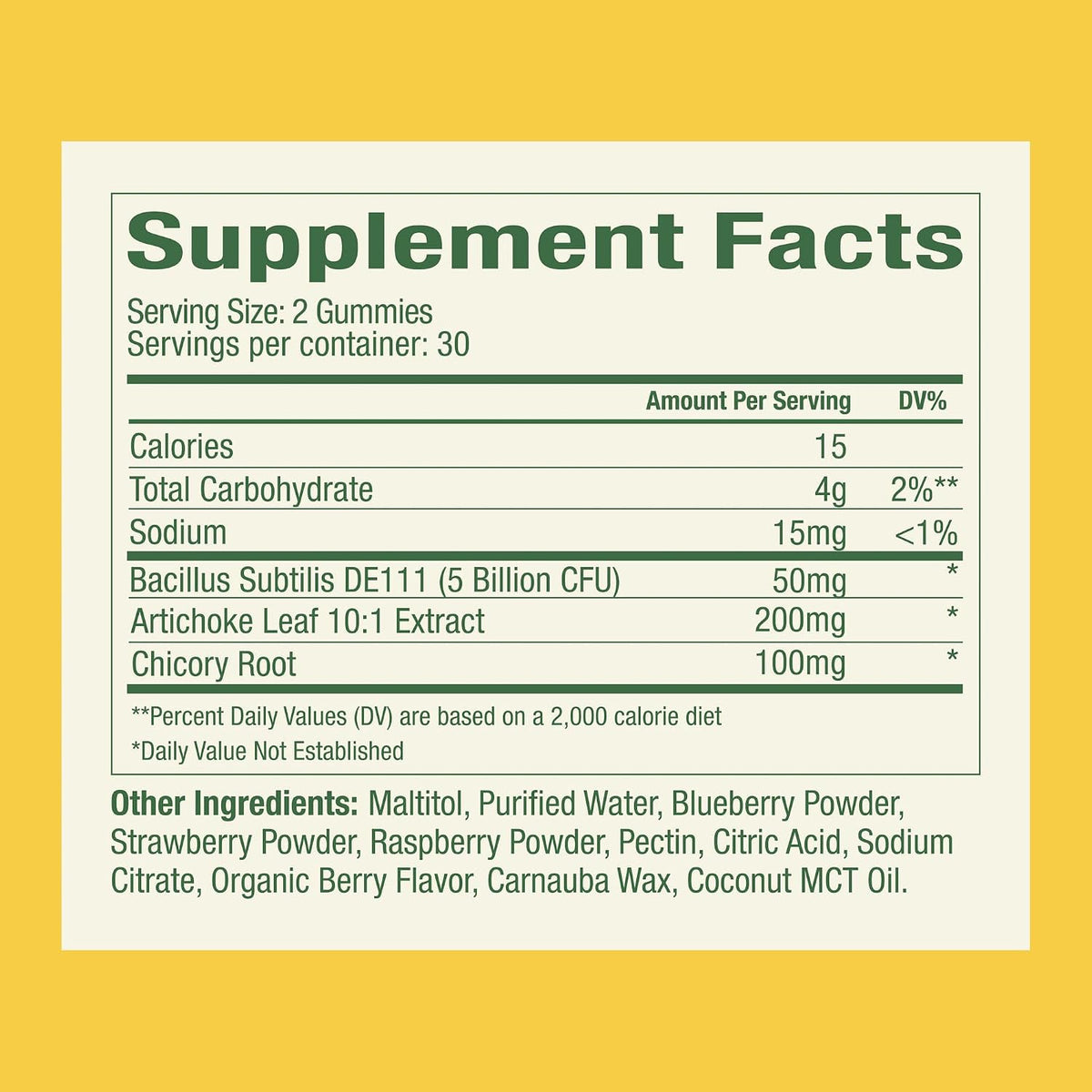 Plant People WonderBiome 2-in-1 Prebiotic + Probiotic Gummies, 60 Count