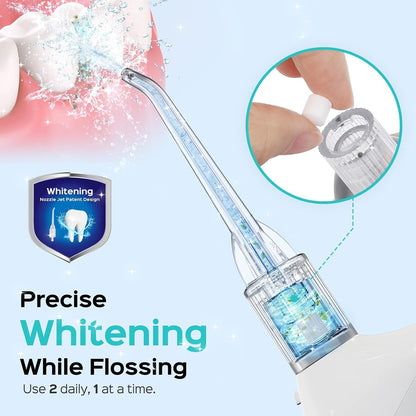 COSLUS ADA Accepted C20 Water Dental Flosser Pick, Professional Set Black