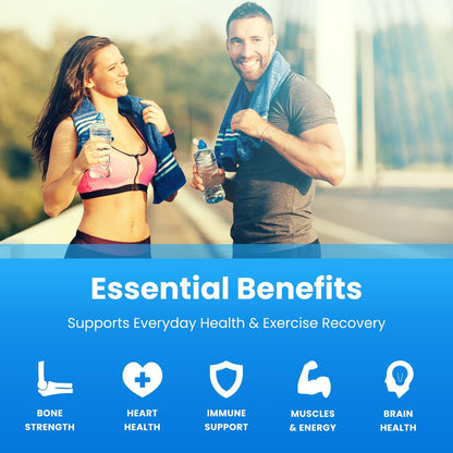 Magnesium Zinc & Vitamin D3 Supplement - Most Bioavailable Forms; Magnesium Glycinate, Malate, Citrate - Bone, Muscle & Heart Health, Immune Support - 120 Vegan Capsules