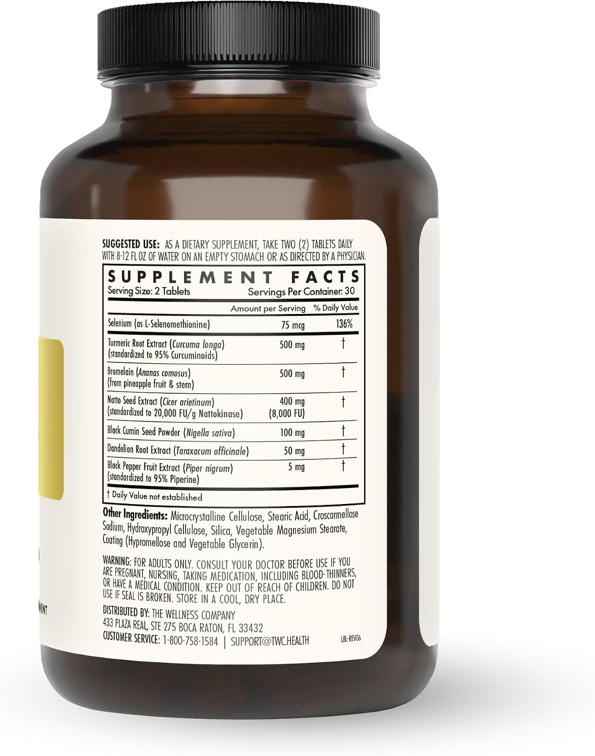Ultimate Spike Detox 3-in-1 Nattokinase, Turmeric & Bromelain, 60ct