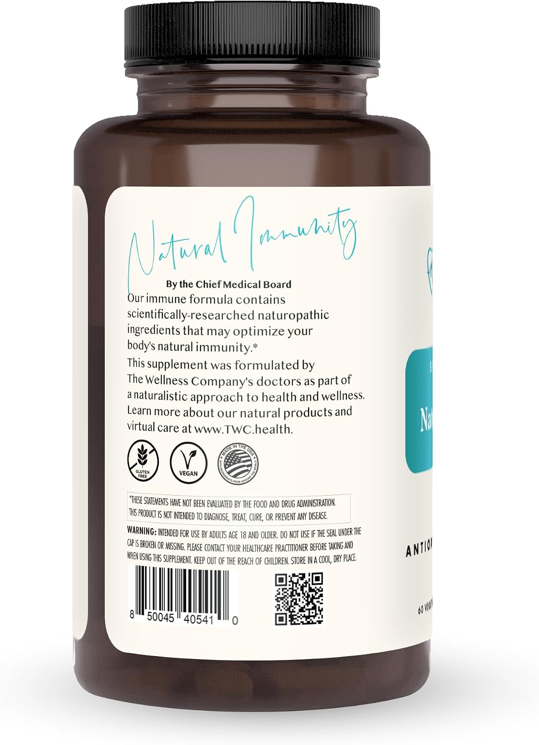 Natural Immunity – Immune Defense with Essential Minerals & Vitamins, 60ct