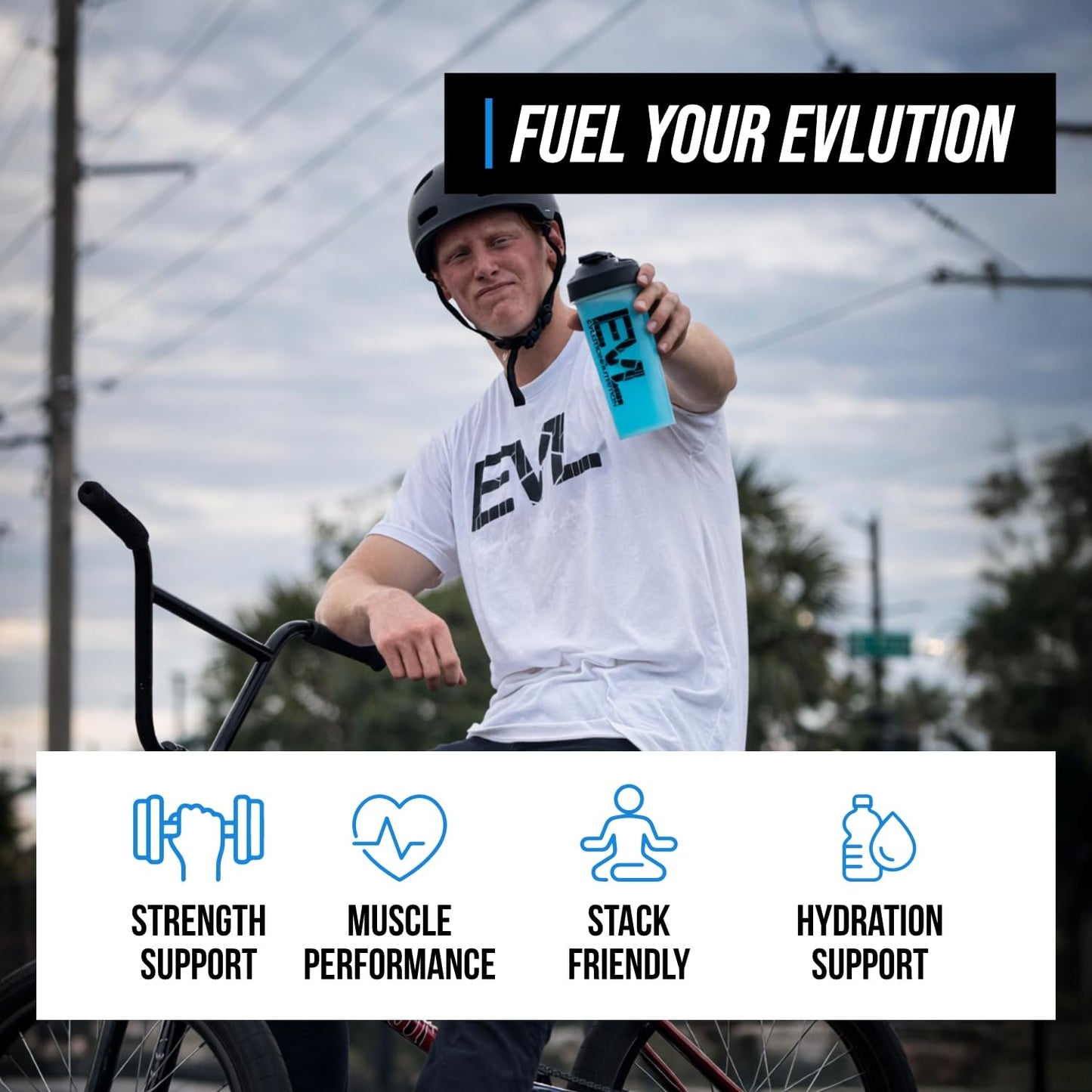 Evlution Nutrition Creatine 5000 - Supports Faster Recovery Lean Muscle Growth & Performance - Pre & Post Workout Powder - 5000mg Pure Creatine Monohydrate Per Serving - 60 Servings - Unflavored
