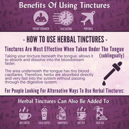 Ra Herbals Organic Red Clover Liquid Extract - Menopause Support - 1 fl oz