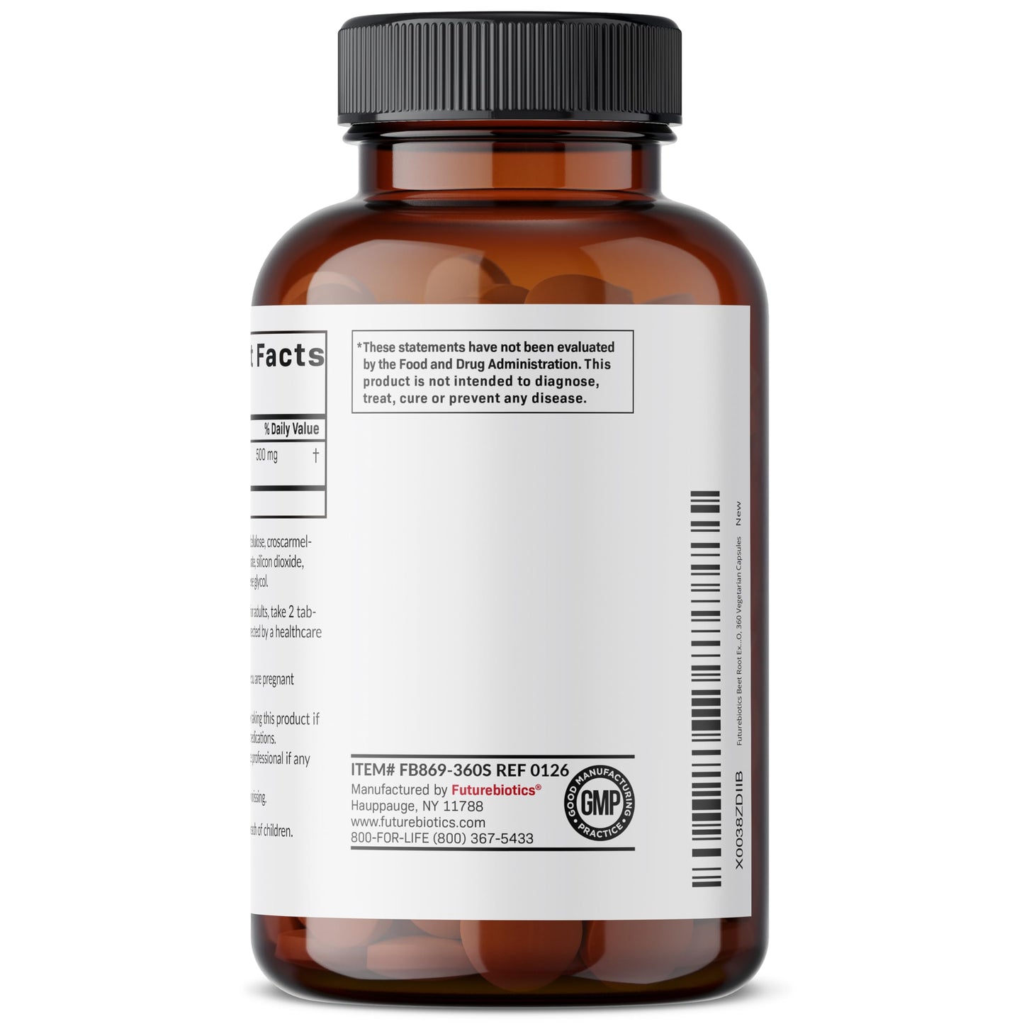 Futurebiotics Beet Root Extra Strength, Non-GMO, 120 Vegetarian Tablets