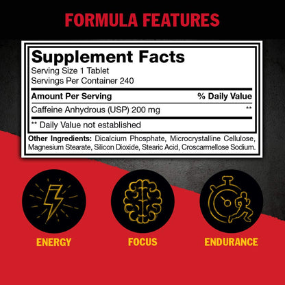 Mutant Caffeine - Pure, Restore Mental Alertness or Wakefulness When Fatigued