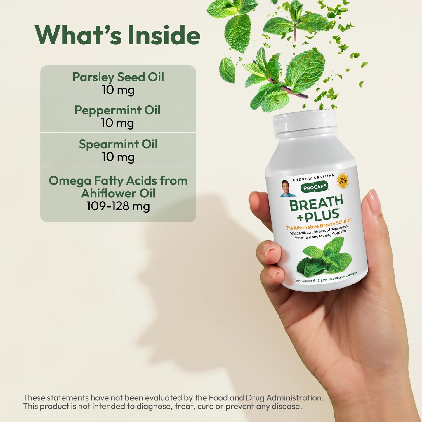 ANDREW LESSMAN ProCaps Breath Plus Internal Breath Freshener 60 Softgels