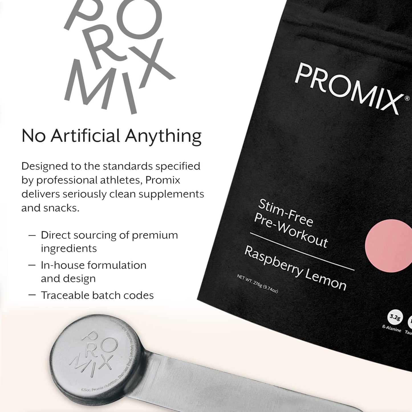 ProMix Nutrition Pre-Workout - Maximize Focus and Performance - Free of Stevia, Xanthan Gum, Soy, Gluten and GMOs - Mango - 30 Servings (Pack of 1)