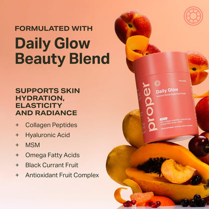 Proper The Corals Beauty Glow - Collagen Peptides Powder with Vitamin C MSM