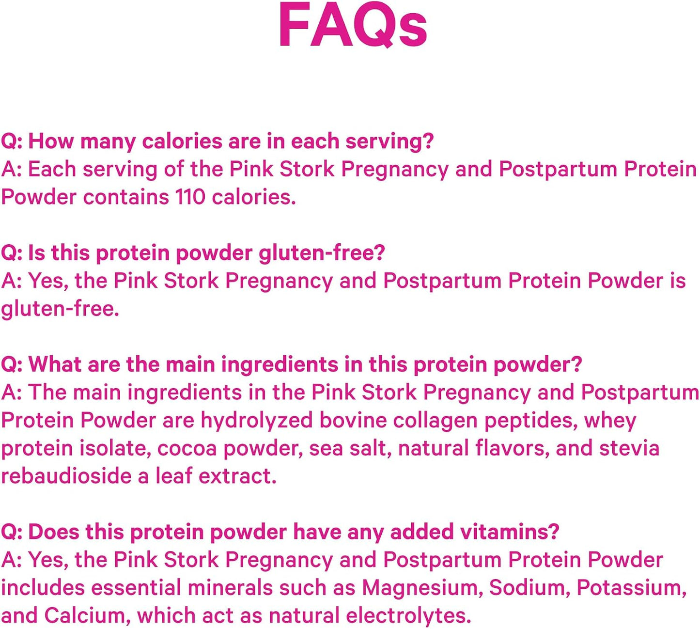 Pink Stork Pregnancy & Postpartum Protein Powder for Women, 20g Whey & Collagen, Prenatal & Breastfeeding Protein Shake Mix for Energy, Recovery & Hydration, Chocolate, 15 Servings