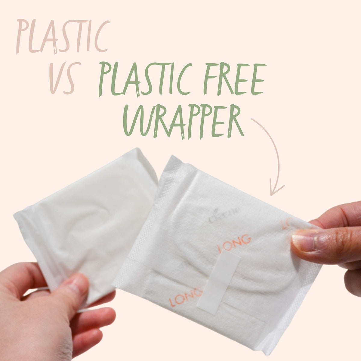 Claene Organic Cotton Panty Liners, Unscented, Thin, Cruelty-Free, Daily, Breathable Organic Panty