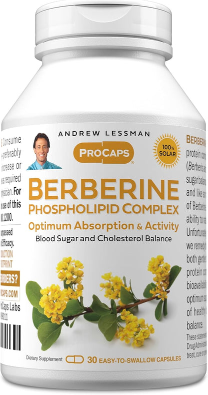 Andrew Lessman ProCaps Berberine Phospholipid Complex 30 Capsules