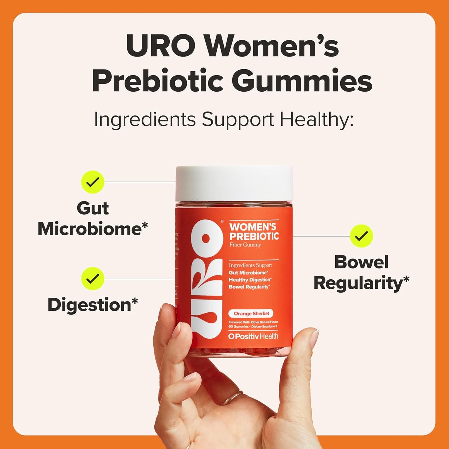 O Positiv URO Pre- & Probiotic Power Pack – Women’s Probiotic & Fiber