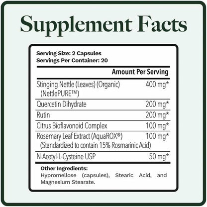Utzy Naturals Sinus and Respiratory Support Bundle | Allurtica, 60 Capsules, and Omega-3 Fish Oil, 60 Capsules