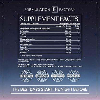 Formulation Factory Heart of Steel x The Night Before (Bundle)