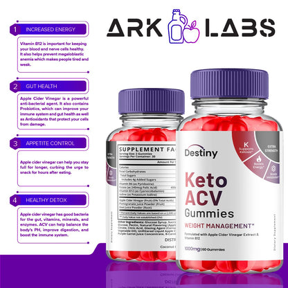 Destiny Keto ACV Gummies, Destiny Keto ACV Gummies Advanced 1000MG - Destiny Keto