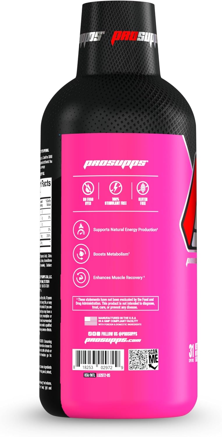 ProSupps L-Carnitine 3000 Stimulant Free Liquid Shots (Dragon Fruit) and Mr. Hyde Signature Series Pre-Workout Energy Powdered Drink (Blue Razz) Bundle