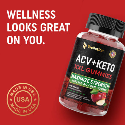 WELLUTION (2 Pack Gummies Apple Cider Vinegar - Formulated to Support Healthy Weight