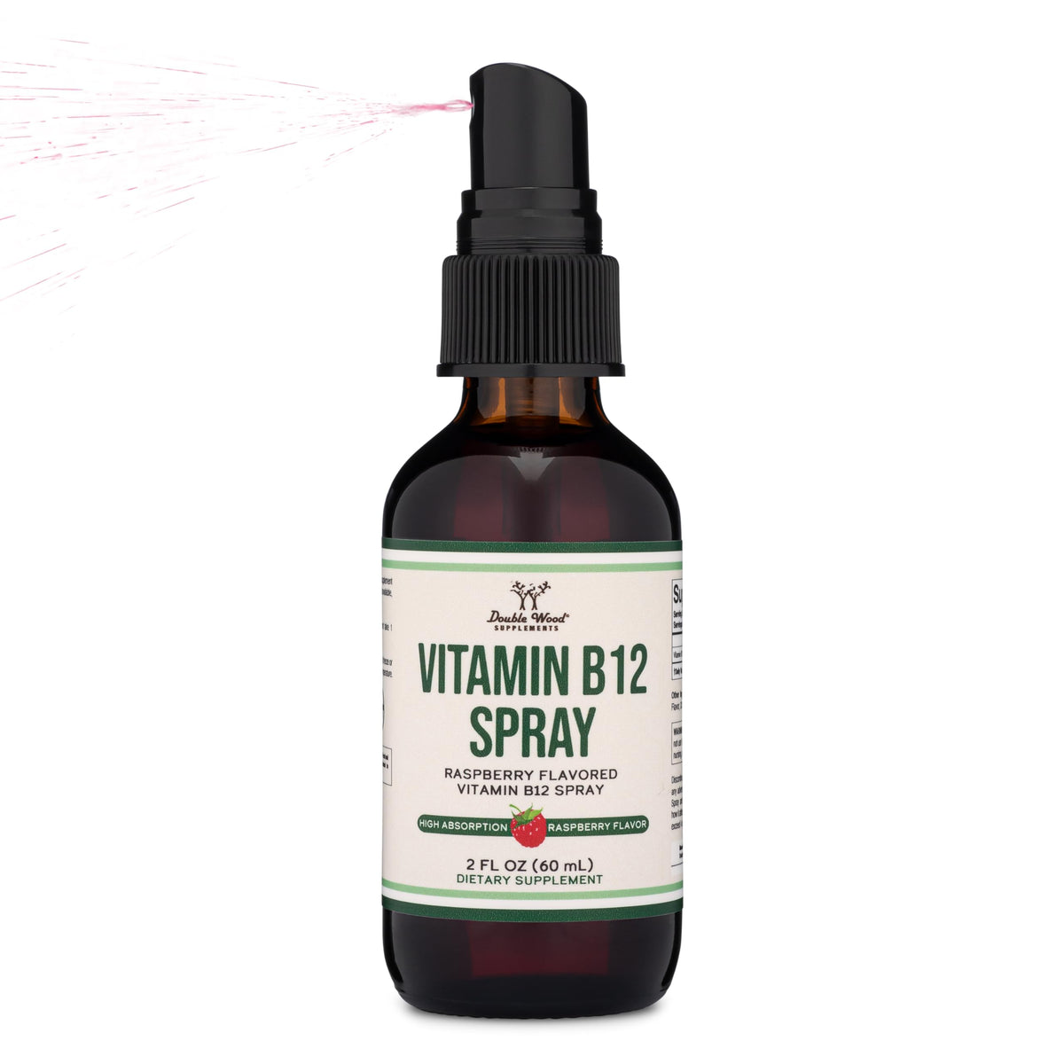 Vitamin B12 Sublingual Spray (2 Spray Dose of Vitamin 12 1000mcg, 3 Spray Serving Size