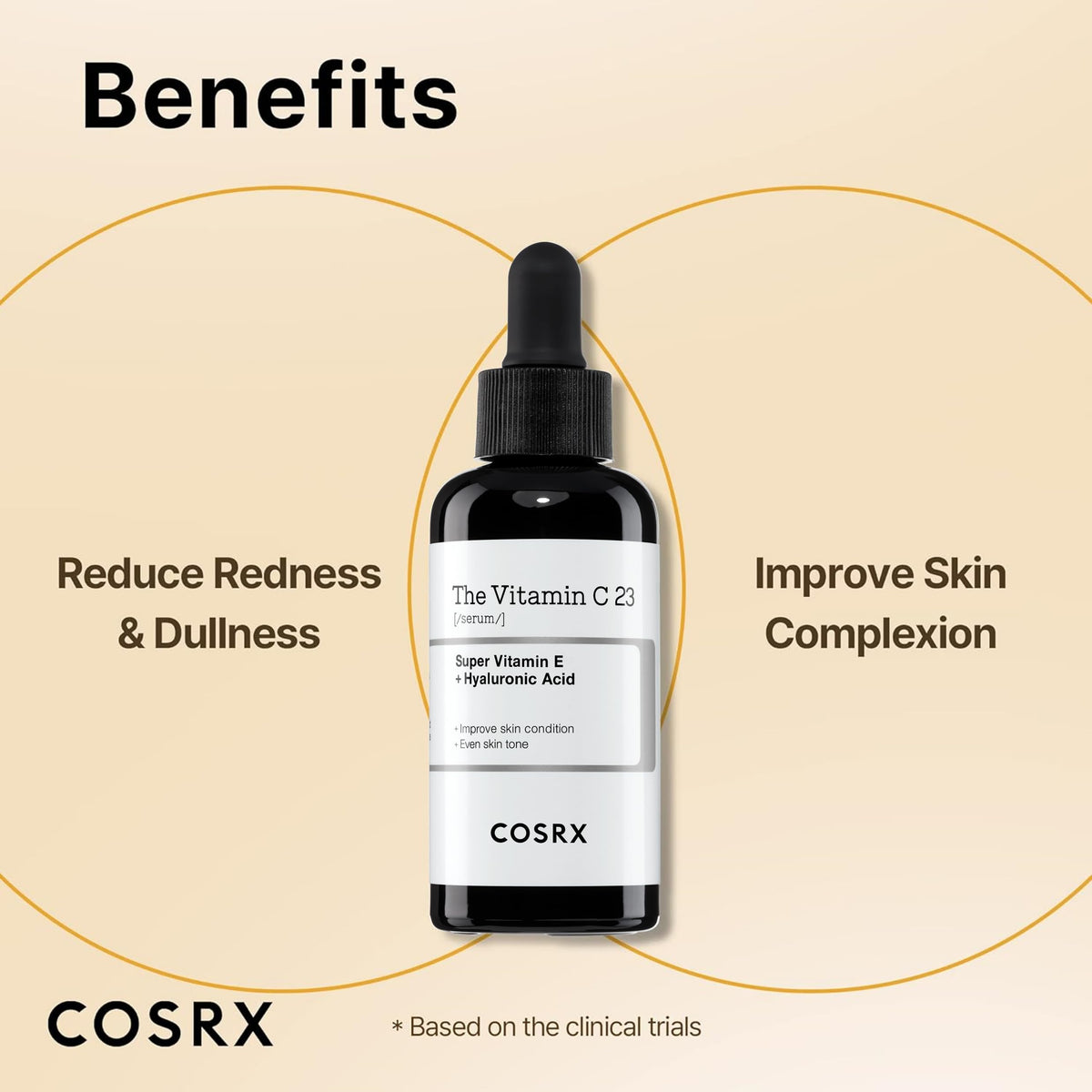COSRX Pure Vitamin C Serum with Vitamin E & Hyaluronic Acid, Brightening