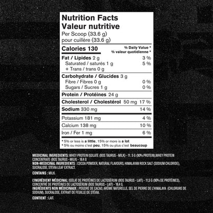 Jacked Factory Authentic Whey Muscle Building Whey Protein Powder - Low Carb