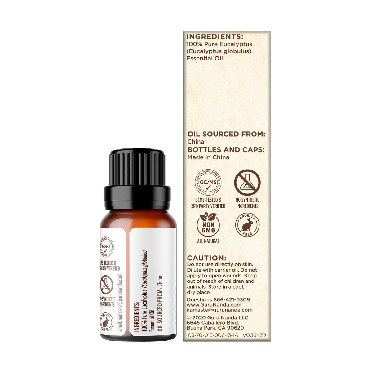 GuruNanda Frankincense Essential Oil, Pure & Natural, 2x15 mL