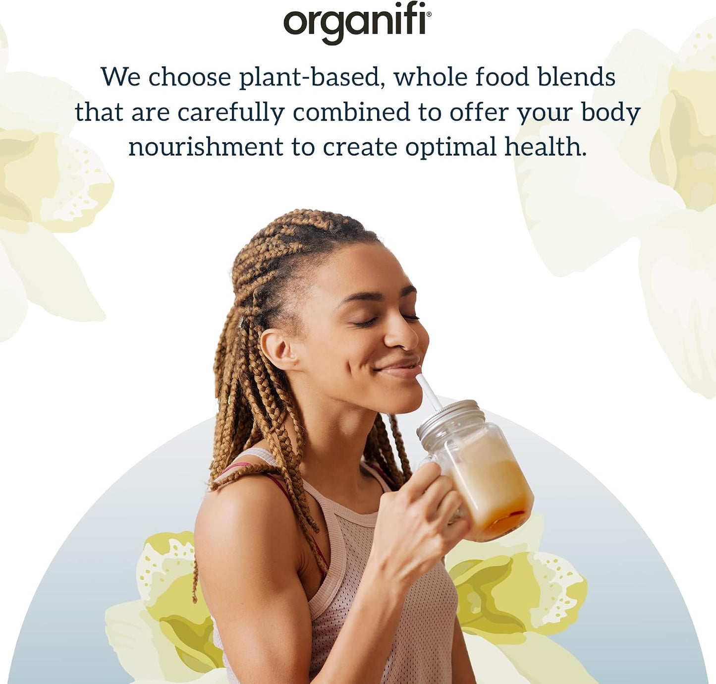 Organifi Complete Protein Vanilla Flavor - Organic Vegan Plant Based Protein Powder with Digestive Enzymes - 30 Day Supply - No Soy, Dairy, or Gluten