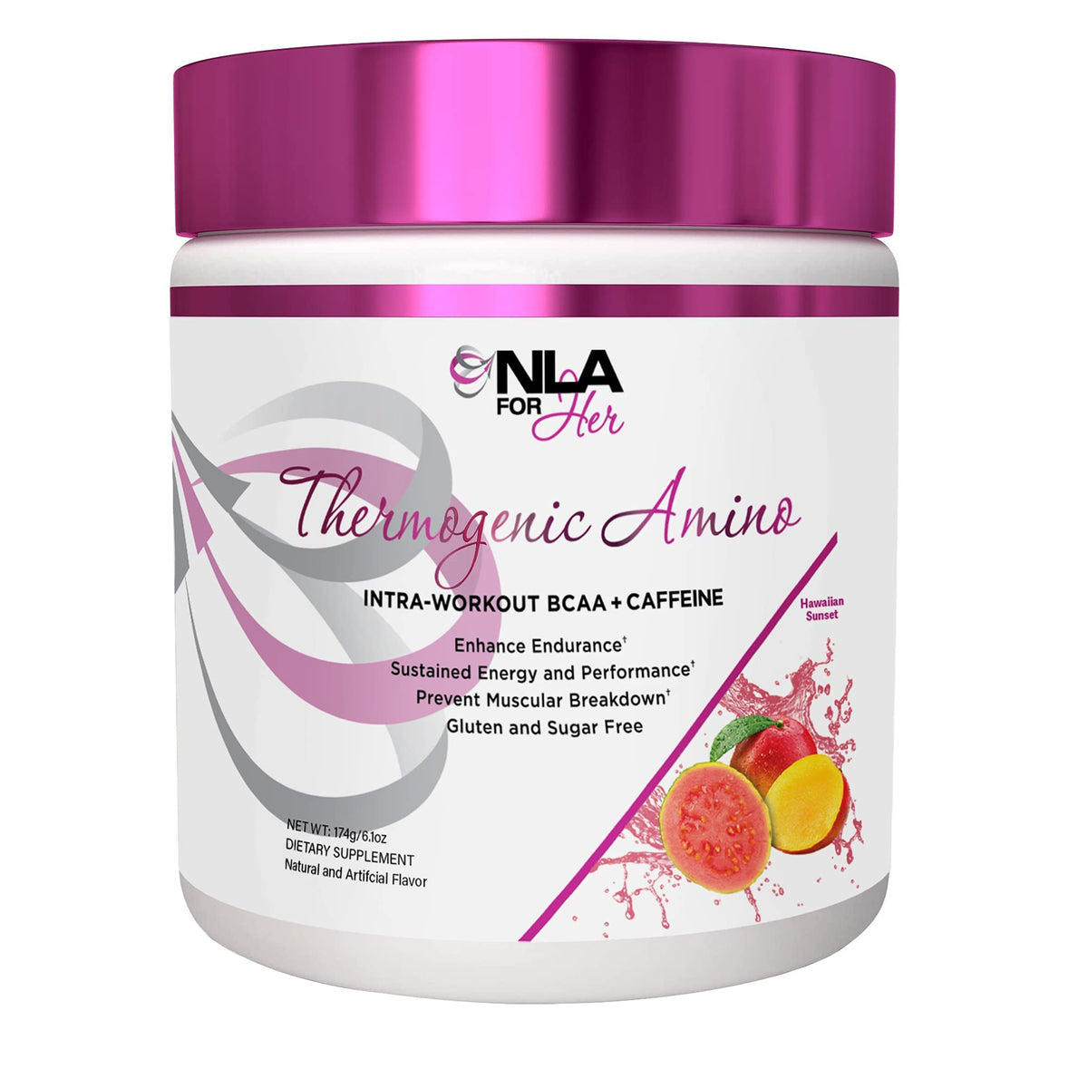 NLA for Her Pre/Intra Workout Stack (Includes Her Thermogenic Amino Hawaiian Sunset and Uplift Max Pre Workout Sour Peach Rings)