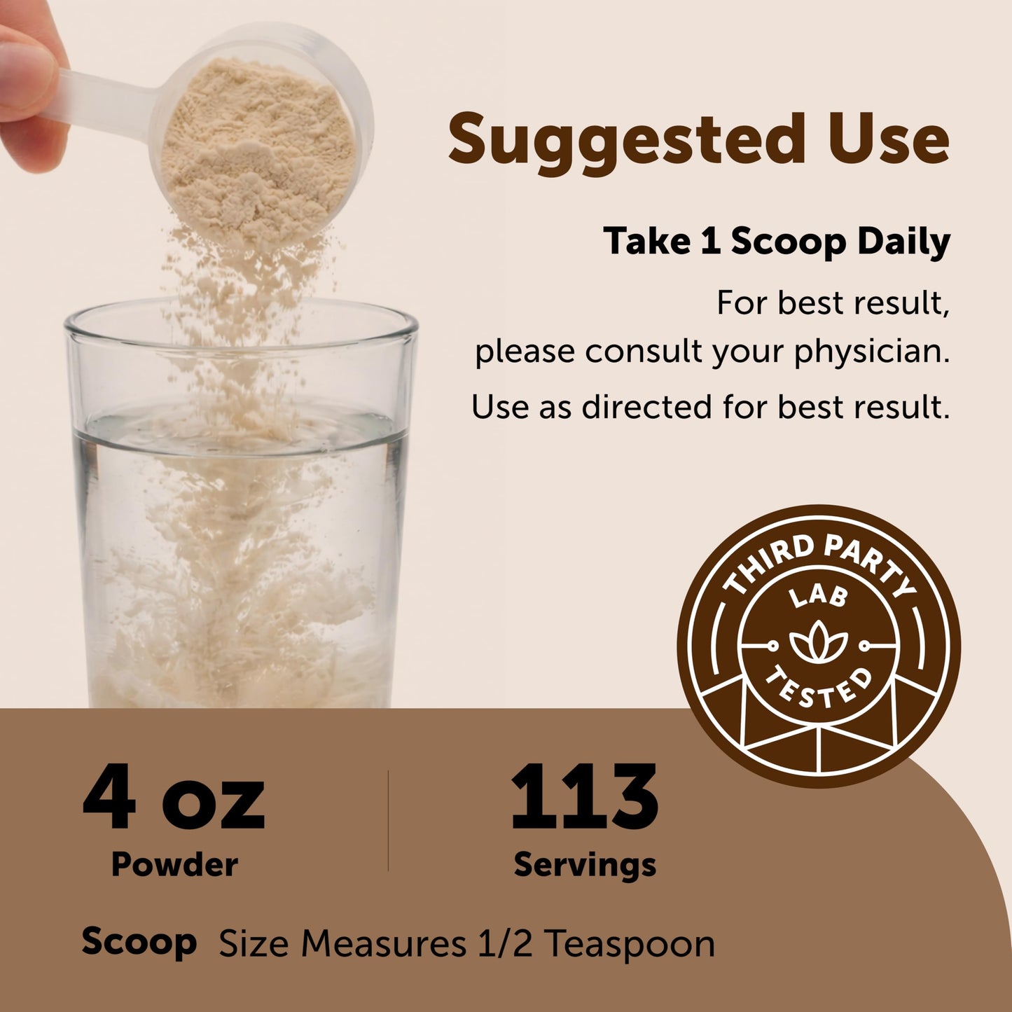 Micro Ingredients Organic Korean Ginseng Root Powder, 4 Ounce | Red Panax Ginseng Root | Traditional Asian Herb | Non-GMO & Vegan Friendly