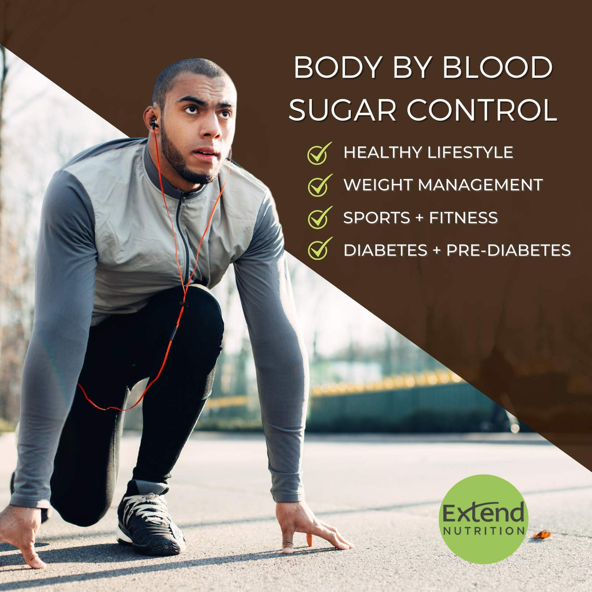 Extend Nutrition Diabetic Snacks for Sugar Control, Low Carb, Low Sugar, Low Calorie Snacks
