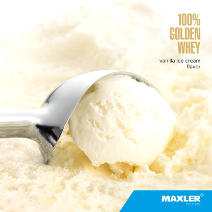 Maxler 100% Golden Whey Protein - 24g of Premium Whey Protein Powder per Serving