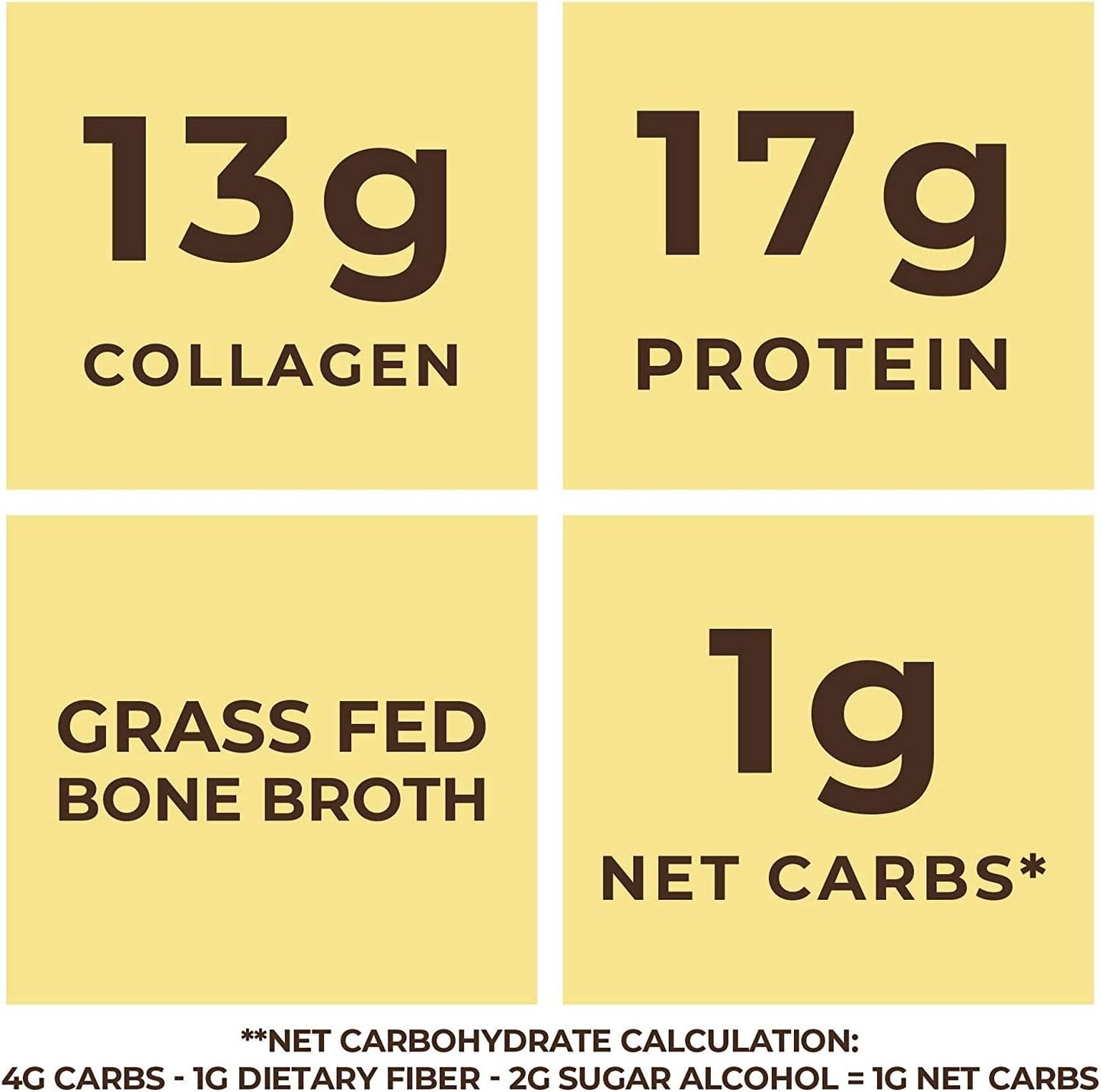 Left Coast Performance Vanilla Bone Broth and Multi Collagen Powder for Joint, Hair, Skin, and Nails Support