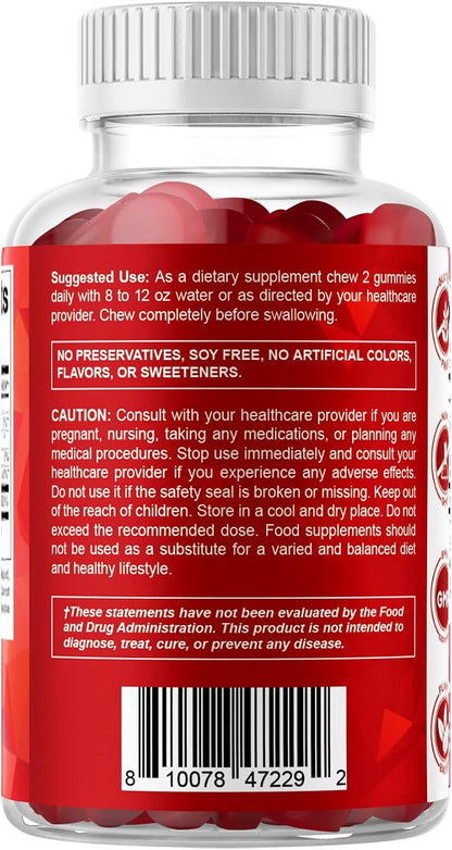 Vitamatic Methyl B12 5000 mcg, 120 Gummies, Natural Cherry Flavor | Extra Strength, Energy Metabolism Support and Nervous System Health Support*, Non-GMO, Gluten Free