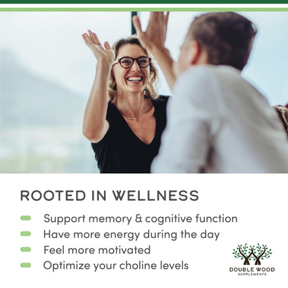 Phosphatidylcholine 1,200mg – 210 Softgels – Enhanced Version of Soy Lecithin (Choline Supplements) - Non-GMO and Gluten Free to Support Brain Health by Double Wood