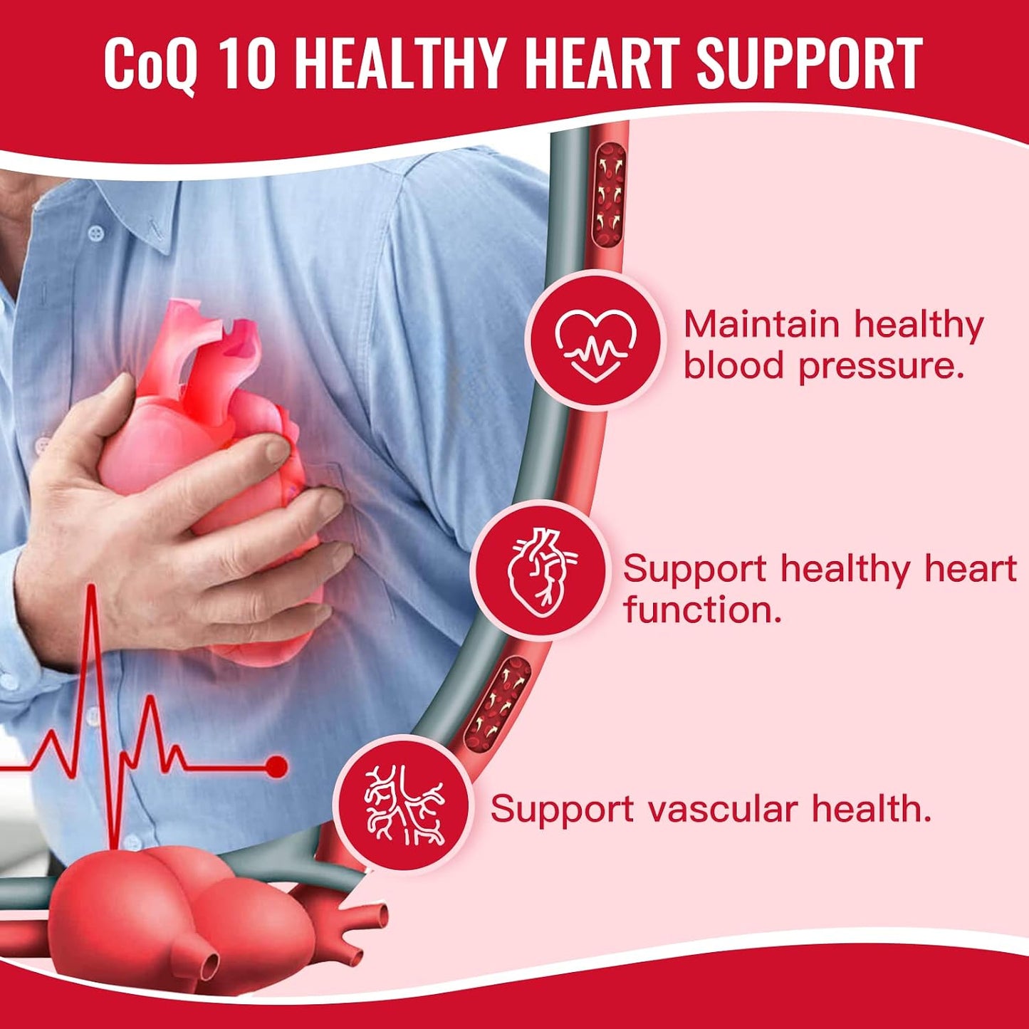 NATURE TARGET CoQ10-300mg-Softgels + PQQ with Organic-Olive-Oil - High Absorption-Coenzyme-Q10 - Antioxidant-for-Heart-Health and Immune Support, Energy Production, 120 Servings | High Absorption Coenzyme Q10 with BioPerine, Antioxidant for Heart, Brain,