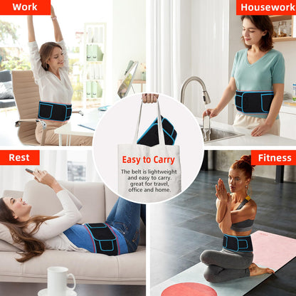 Red Light Therapy Belt, 660&850nm 3 -in-1 Big Chips Near Infrared Therapy Wrap for Body